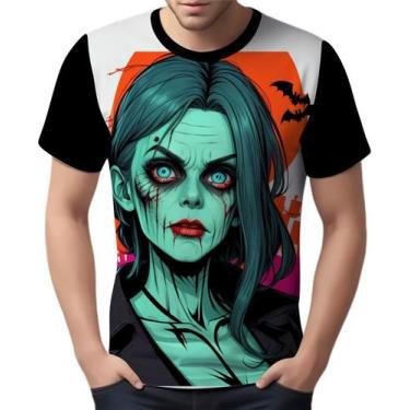 Imagem de Camisa Camiseta Tshirt Halloween Zombi Monstro Fantasia 5 - Enjoy Shop
