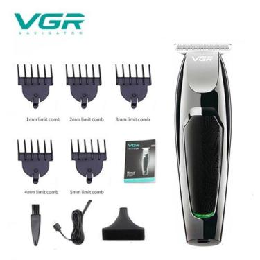 Imagem de Máquina de Acabamento Cabelo e Barba Detailer Profissional VGR V-030 B