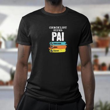 Imagem de Camiseta Masculina Casual Polo Blu Homenagem Pai em Algodão do P ao G1-Masculino
