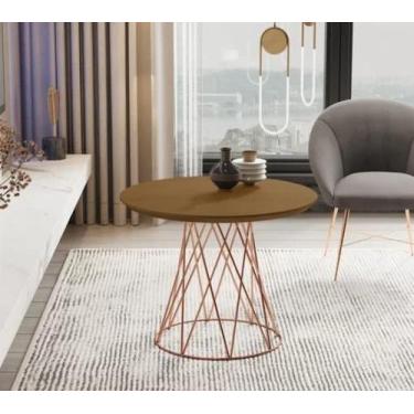 Imagem de Mesa de centro jb 8040 luxo - nature pe bronze - JB BECHARA