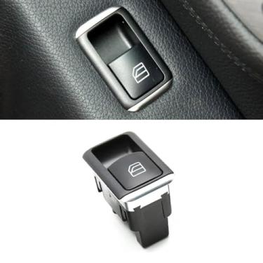 Imagem de Goodithy Botão de controle de elevação de janela elétrica completo, conjunto de interruptor de janela principal do lado do motorista botão da porta do passageiro para Mercedes Benz C-Class W204