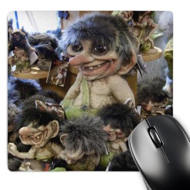 Imagem de 3dRose LLC Mouse pad Cindy Miller Hopkins 20 x 2 x 0,25 Norway Honningsvag North Cape Trolls (mp_82358_1)
