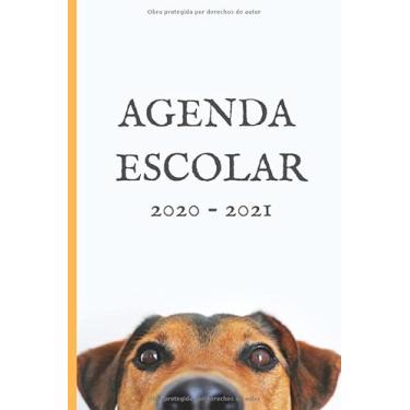 Imagem de AGENDA ESCOLAR 2020-2021: Agenda semana vista (Septiembre 2020 / Agosto 2021) | Planificador semanal (Español) | Calendario | Colegio, secundaria, estudiante | Tapa blanda Perro