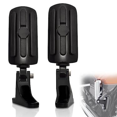 Imagem de FOVPLUE Mini pé de passageiro, mini suporte para pés de passageiro com kit de pinos para Harley Davidson Touring modelos 1993-2020 Road King FLHR Road Glide FLTRX Street Glide FLHX Electra Glide FLHT Black-02