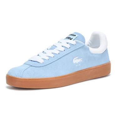 Imagem de Lacoste Tênis feminino Baseshot, Lt Blu/Gum, 37