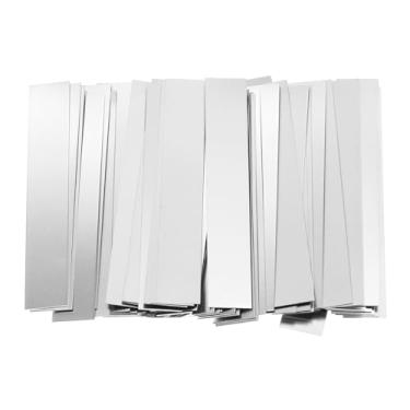 Imagem de HARFINGTON 100 tiras de níquel puro 0,15 x 8 x 50 mm 99,6% níquel sólido tiras de níquel puro para baterias de lítio, torneira de solda de níquel para bateria de célula, soldagem a ponto e solda