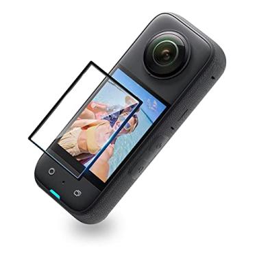 Imagem de Protetor de tela de vidro temperado para câmera Insta360 One X3, acessórios de película protetora rígida de vidro para câmera