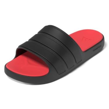 Imagem de adidas Sandália esportiva unissex Znscape para adultos, Preto/Preto/Vermelho semi lúcido, 6 Women/5 Men