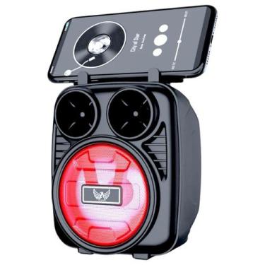 Imagem de Caixinha Musica Bluetooth Caixa Pequena Som Altomex, Vermelho