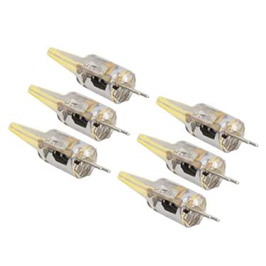 Imagem de 6 PCs 6W 500lm G4 Bulbo LED COB LUBLE DE Lâmpada DE Energia DE Gel para Lâmpada DE Lâmpada da Lâmpada DE Lâmpada DE Teto 220V (Branco legal)