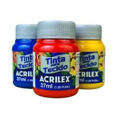 Imagem de Tinta Para Tecido Fosca 37 ml Acrilex - 04140, 7891153041513