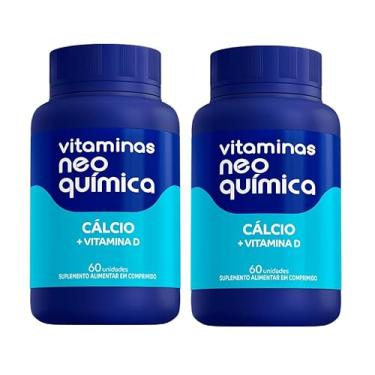 Imagem de Kit 2 Cálcio + Vitamina D 60 Cápsulas - Neo Química