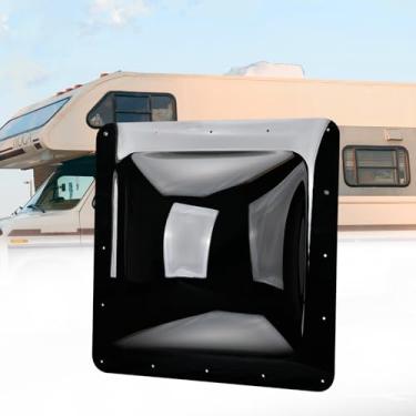 Imagem de RVGUARD Cúpula externa de substituição de claraboia para trailers e motorhomes, dimensão externa: 45,7 cm x 45,7 cm, dimensão da cúpula: 35,5 x 35,5 x 10,2 cm, impermeável, resistente a UV, fácil