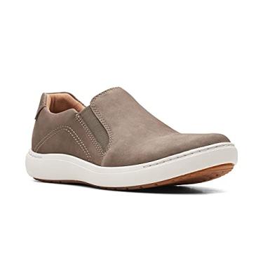 Imagem de Clarks Women's Nalle Stride Sneaker, Taupe Nubuck, 7 W