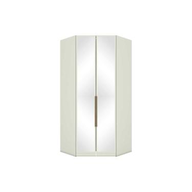 Imagem de Modulado De Quarto Closet De Canto Mc06 c- 2 Portas E 3 Gavetas c- Espelho Areia