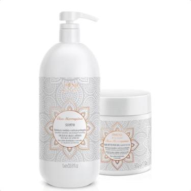 Imagem de Amend Kit Milenar Óleos Marroquinos Shampoo 1L + Máscara 500g