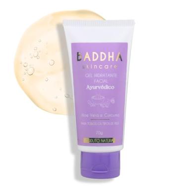 Imagem de Baddha Skincare, Hidratante Facial e Corporal em Gel, Cosmético Natural, Com Aloe Vera Babosa e Cúrcuma, Acalma a Pele, Previne Cravos e Oleosidade, Saúde Natural da Pele | Ayurveda- 70g