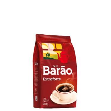 Imagem de Café Torrado e Moído 500g - Barão - Kit com 05 pacotes, Extra Forte