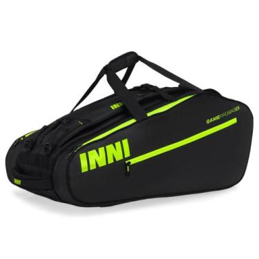 Imagem de Raqueteira Inni Game Pro X12 Preta - Inni Sports