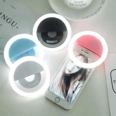 Imagem de Luz Selfie Ring Light Clipe Anel Led Flash Celular Universal