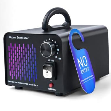 Imagem de ZA Gerador De Máquina De Ozônio 46.000 Mg/H Ionizador De Íons Negativos Ozonics Eliminador De Odores De Ozônio De Alta Capacidade Ionizador Removedor De Odores Purificador De Ar Desodorizador Para C