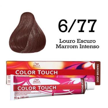 Imagem de Tonalizante 6/77 Louro Escuro Marrom Intenso Color Touch  Wella Profes