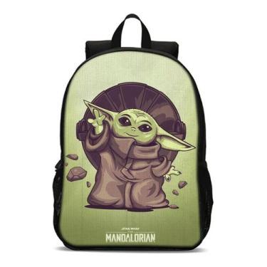 Imagem de Mochila Escolar Infantil Criaturinha Verde do Espaço Masculino Feminin