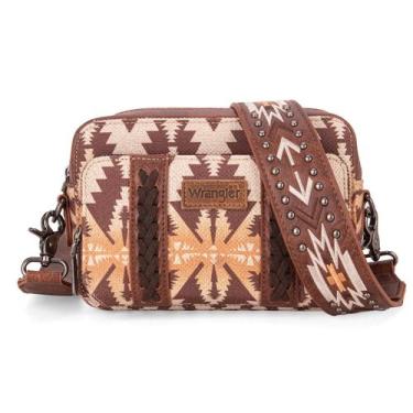 Imagem de Bolsa tiracolo Montana West Wrangler Boho Aztec para mulheres