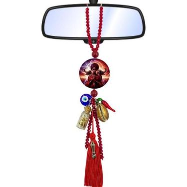 Imagem de Chaveiro Guia Patuá Proteção Orixá Iansã Retrovisor Carro - Balaio de 