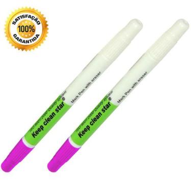 Imagem de 02 Canetas Magica Apagavel Com Agua Riscar Feltro Rosa - Evolvere