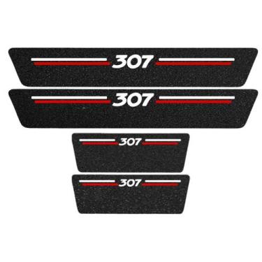 Imagem de Kit Soleira Protetora Porta Premium Red PVC - 307 - Jhow Adesivos