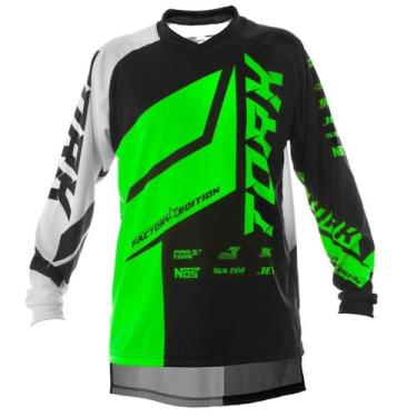 Imagem de Camisa Motocross Trilha - Pro Tork Factory Edition Neon, Verde, XGG