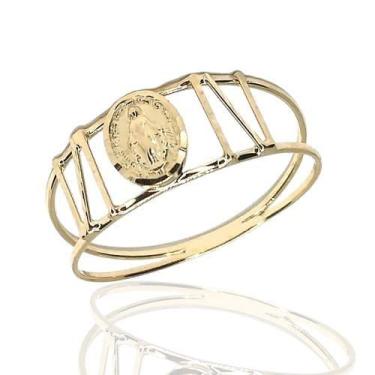 Imagem de Anel de ouro 18k Nossa Senhora das Graças - Elegancy Joias, 9