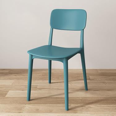 Imagem de Cadeiras De Jantar Empilháveis Modernas,cadeira De Evento Leve Sem Braços,tamborete De Plástico Interno,capacidade De Carga 400kg, Para Cozinha Restaurante Sala De Estar, Blue-green