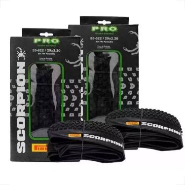 Imagem de Par Pneus Pirelli Scorpion Pro 29 X 2.20 Kevlar Sem Arame Mtb tubeless Bicicleta Bike