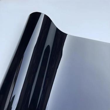Imagem de Piano Preto Ultra Brilhante Vinil Envoltório Bolha De Ar Livre Janela 