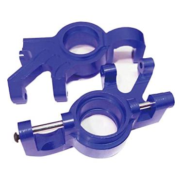 Imagem de YoyoHobby Blocos De Direção Liga Leve Para Cubo Roda 7737 Traxxas 1/5 1/6 X-Maxx 8S, Peças Atualização (Azul Escuro)