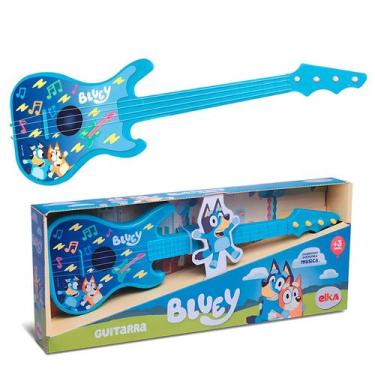 Imagem de Mini Guitarra Bluey Brinquedo Musical Infantil Educativo Para Desenvol