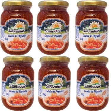 Imagem de 6 Geleia Extra de Physalis - 320g - Fazenda Sonnenhof