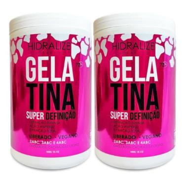 Imagem de Kit 02 Gelatinas Capilar Hidralize - 1 kg