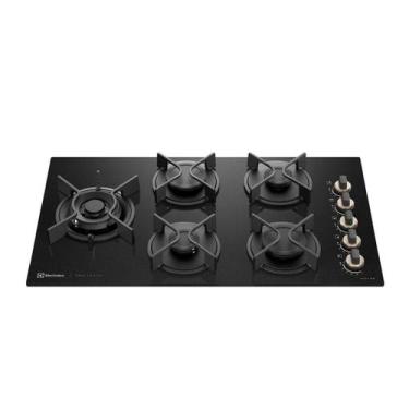 Imagem de Cooktop 5 Bocas a Gás Mesa Vidro Pro KE5PS  Electrolux