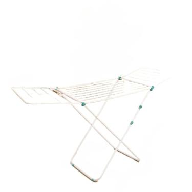 Imagem de Varal Retrátil de Chão Vertical - Suporte Resistente com Abas Dobráveis para Roupas(COM ABAS)