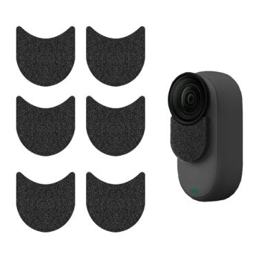 Imagem de Pacote com 6 protetores de vento de microfone compatíveis com Insta360 GO 3/GO 3S, acessórios para Insta360 GO 3/GO 3S, para reduzir o ruído do vento,
