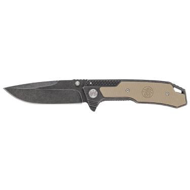 Imagem de Faca dobrável Smith & Wesson SW609, 21 cm, preto/marrom