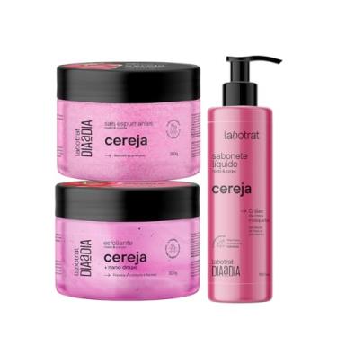 Imagem de Labotrat Dia a Dia Cereja Esfoliante 300ml + Sabonete 190ml + Sais 300ml