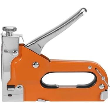 Imagem de 3 Em 1 Pistola De Pregos Diy Móveis Construção Grampeador Estofamento Pistola De Grampo Com Grampos Ferramenta De Carpintaria De Decoração Para Casa, One Color, Nail shooter600nails