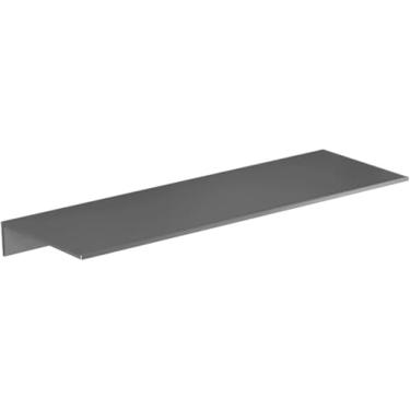 Imagem de Prateleira Flutuante Pequena Prateleira De Parede De Metal Para Armazenamento De Parede Prateleira De Parede De Metal Linear Cinza Prateleira Linear De Montagem Na Parede Pratelei, 50cm/19.7in