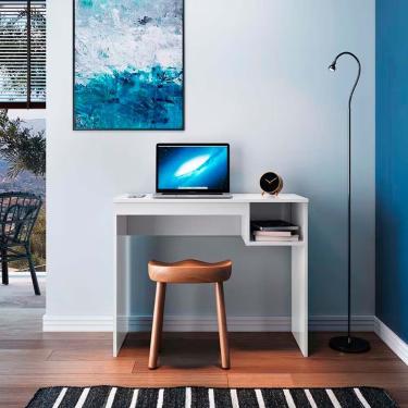 Imagem de Escrivaninha Genialflex Noronha Com Nicho 90,8 Cm De Largura Branco