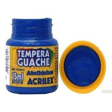Imagem de Tinta Guache Acrilex 15 Ml Azul Turquesa Ref. 501
