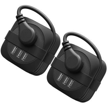 Imagem de Pacote Travel Power Strip ORICO com 2 tomadas e 3 portas USB
